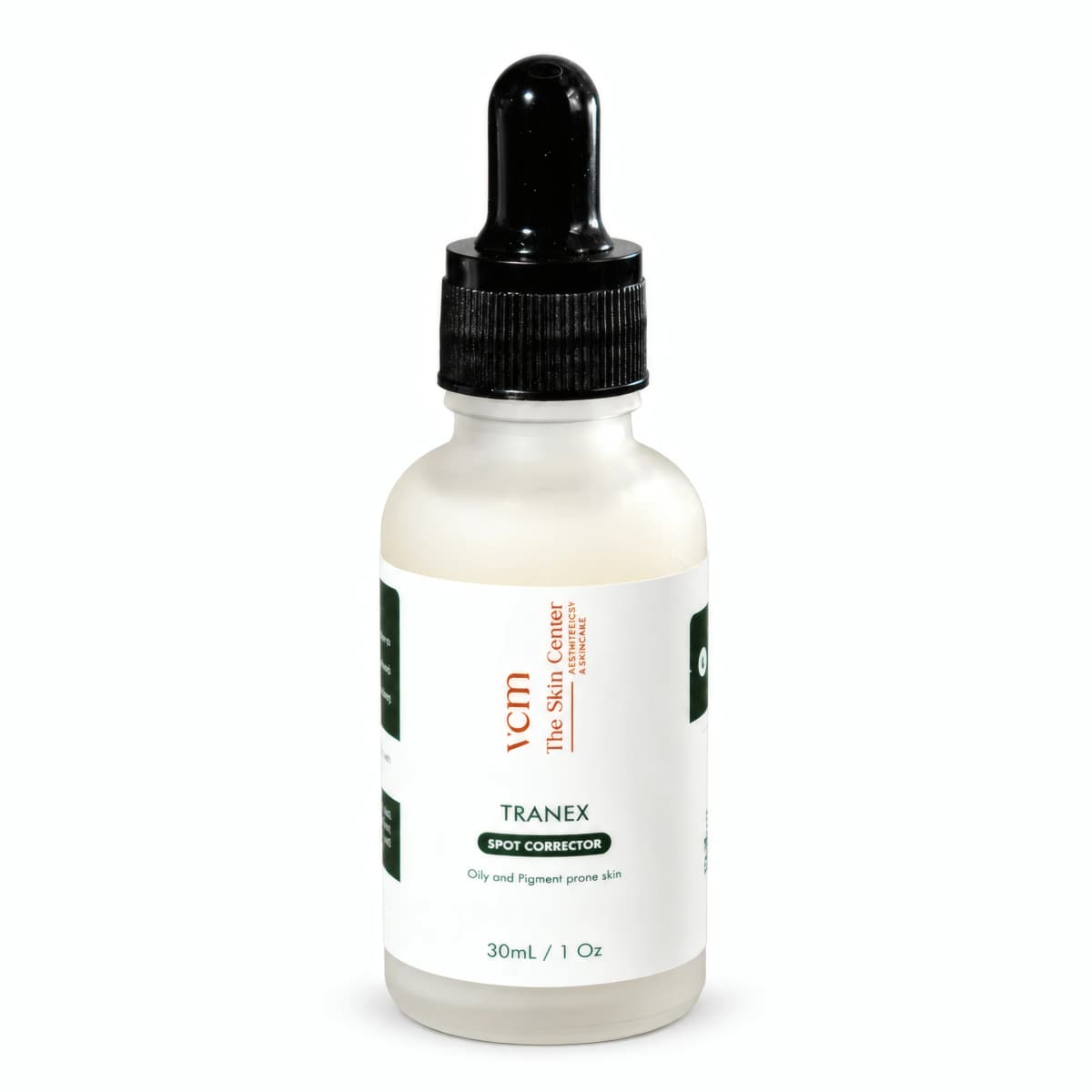 Tranex Spot Corrector, Oily product on a clean background
